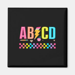 Imã Camiseta Abcd Volta às Aulas