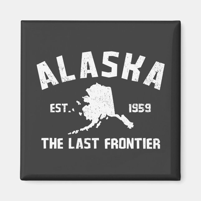 Imã Camiseta Alaska A Última Fronteira (Frente)