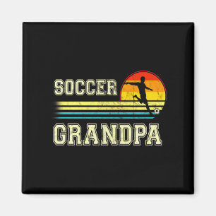 Imã Camiseta Avô Futebol Vintage Retro Para Pôr do Sol