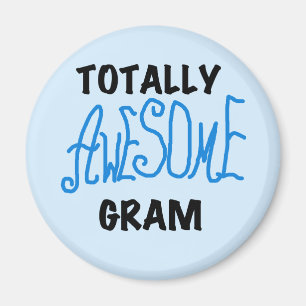 Imã Camiseta azul e presentes do grama totalmente