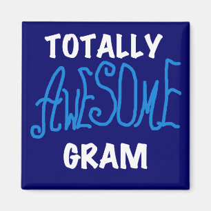 Imã Camiseta azul e presentes do grama totalmente