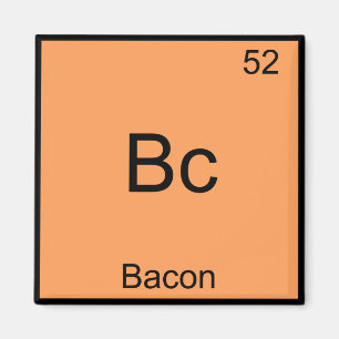 Imã Camiseta Bc - Elemento Divertido da Química do Bac