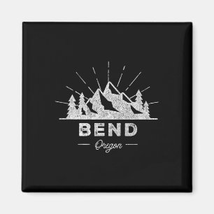 Imã Camiseta Bend Oregon Ou T Vintage Caminhada Retro