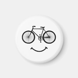 Imã Camiseta Bicicleta e Sorriso Camiseta de Ciclismo
