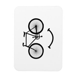 Ímã Camiseta Bicycle and Smile T-Shirt Bicycling Preta