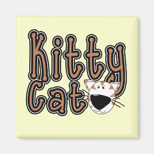 Imã Camiseta bonito e presentes do gato do gatinho