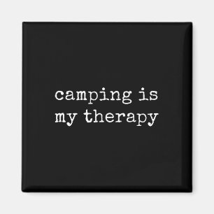 Imã Camiseta Camping By Design Tee Company Uni-adultos