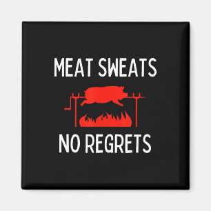Imã Camiseta Carne Suor Sem Arrependimentos Churrasco