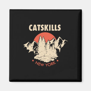 Imã Camiseta Catskills Nova York Ny Caminhada Montanha