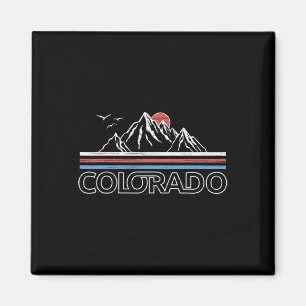 Imã Camiseta Colorado Mountain State Flag Tee Montanha