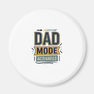 Imã Camiseta com Desenho de Gravura Vintage Modo Pai A