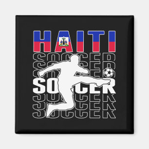 Imã Camiseta de Amantes de Futebol do Haiti - Haitiano