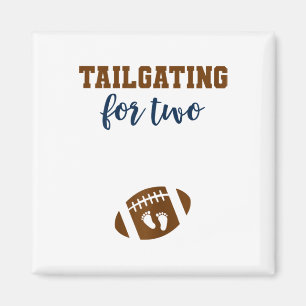 Imã Camiseta de Anúncio de Gravidez de Futebol Feminin