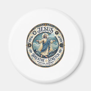 Imã Camiseta de Bem-Estar do Movimento Suave de Jesus
