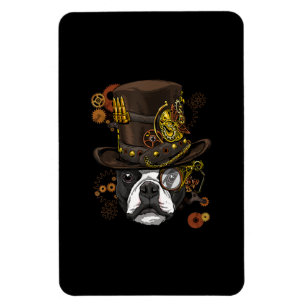 Ímã Camiseta de cão Steampunk Boston Terrier Lover