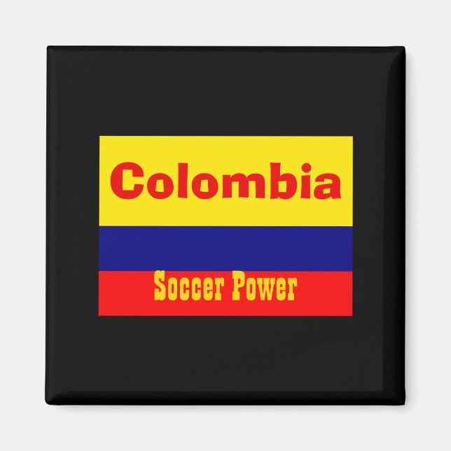 Imã Camiseta de futebol poderoso da Colômbia (Frente)