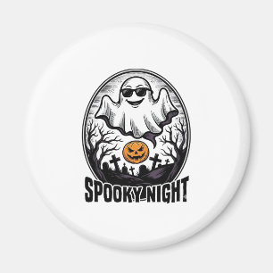 Imã Camiseta de gravura vintage de Halloween de fantas