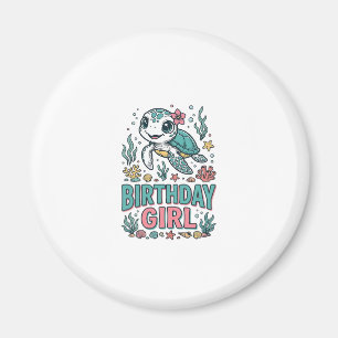 Imã Camiseta de Gravura Vintage de Tartaruga Marinha d