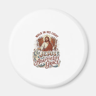 Imã Camiseta de Incentivo à Deficiência de Jesus Inspi