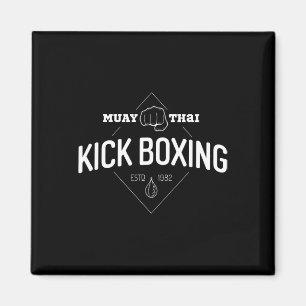 Imã Camiseta de Kickboxing Muay Thai Boxer Artes Marci