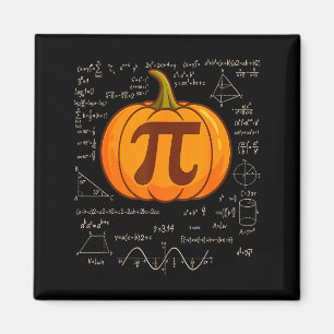Imã Camiseta de matemática do Dia do Pi Abóbora Piada