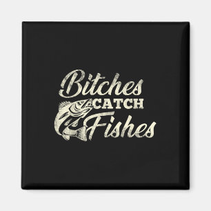 Imã Camiseta de Pesca Engraçada - Apanha Peixes