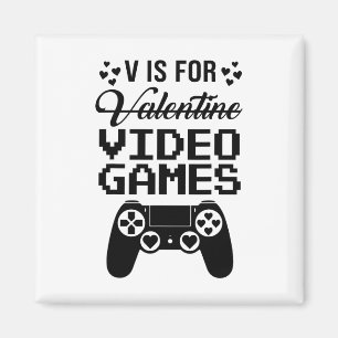 Imã Camiseta de Presente para Amante de Jogos de Vídeo