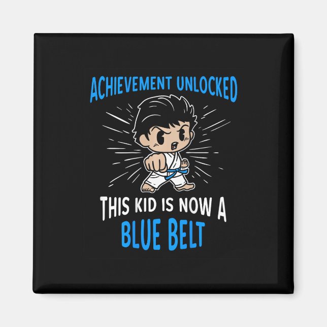 Imã Camiseta de presente para crianças de karatê estud (Frente)