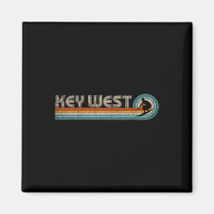 Imã Camiseta de Surf Retro Key West Flórida Key West