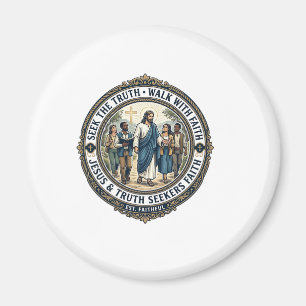 Imã Camiseta de Teologia Nerd de Apologética de Jesus