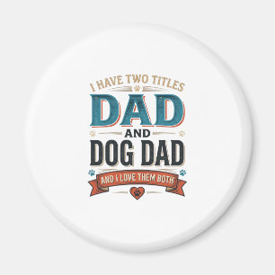 Imã Camiseta Desenho Gravura Vintage Pai de Cachorro_1