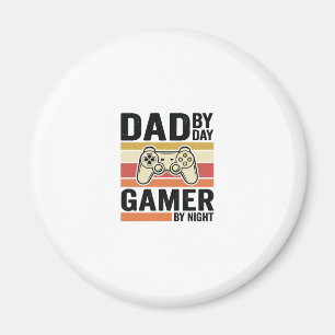 Imã Camiseta Design Controle Vintage Dad Gamer_1