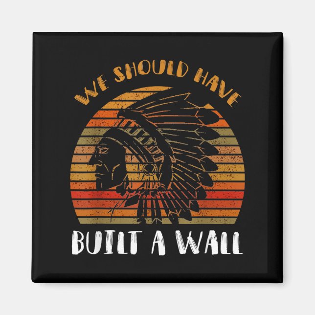 Imã Camiseta Devia Ter Construído Uma Parede Grande Na (Frente)