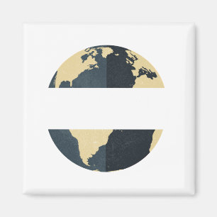 Imã Camiseta Dia da Terra Todos os Dias Vá Verde Salve