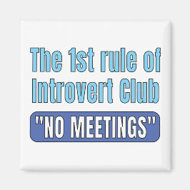 Imã Camiseta do Clube de Introvertidos