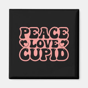 Imã Camiseta do Dia dos Namorados Cupido Paz Amor 