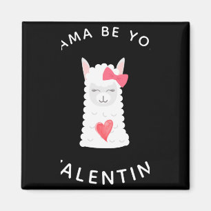 Imã Camiseta do Dia dos Namorados da Llama Engraçada e