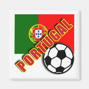 Imã Camiseta do fã de futebol do mundo de PORTUGAL