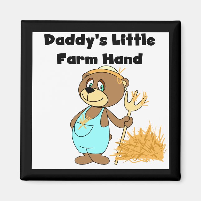 Imã Camiseta e presentes da mão de fazenda do pai pouc (Frente)