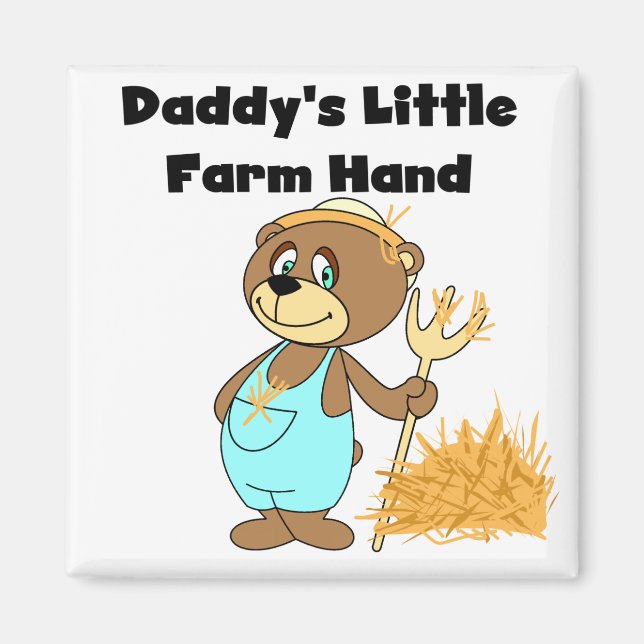 Imã Camiseta e presentes da mão de fazenda do pai pouc (Frente)