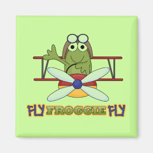 Imã Camiseta e presentes da mosca de Froggie da mosca