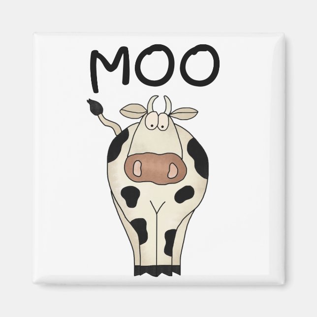 Imã Camiseta e presentes da vaca do MOO (Frente)