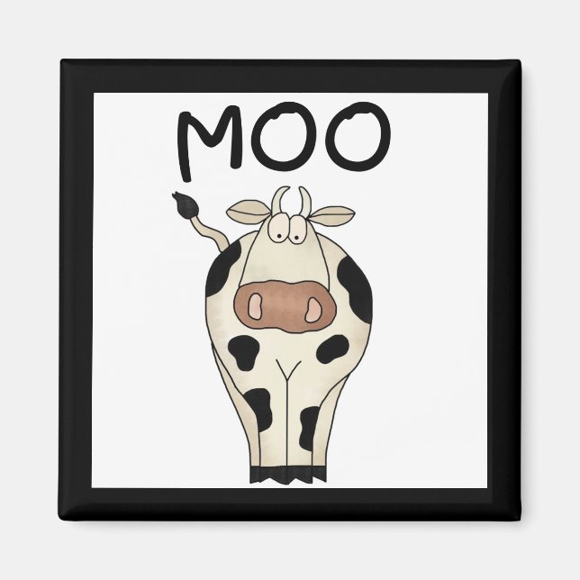 Imã Camiseta e presentes da vaca do MOO (Frente)