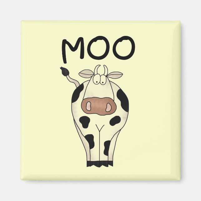 Imã Camiseta e presentes da vaca do MOO (Frente)