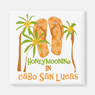 Imã Camiseta e presentes de Cabo San Lucas da lua de