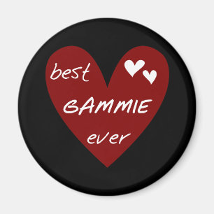 Imã Camiseta e presentes de Gammie do coração vermelho