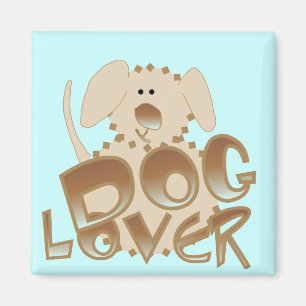 Imã Camiseta e presentes do amante do cão de Brown