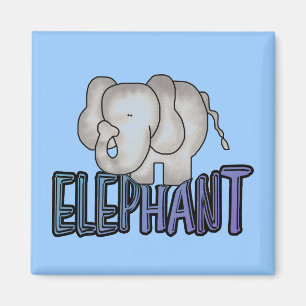 Imã Camiseta e presentes do elefante