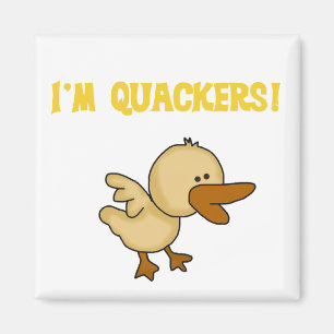 Imã Camiseta e presentes do pato de Quackers