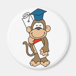 Imã Camiseta e presentes graduados do macaco